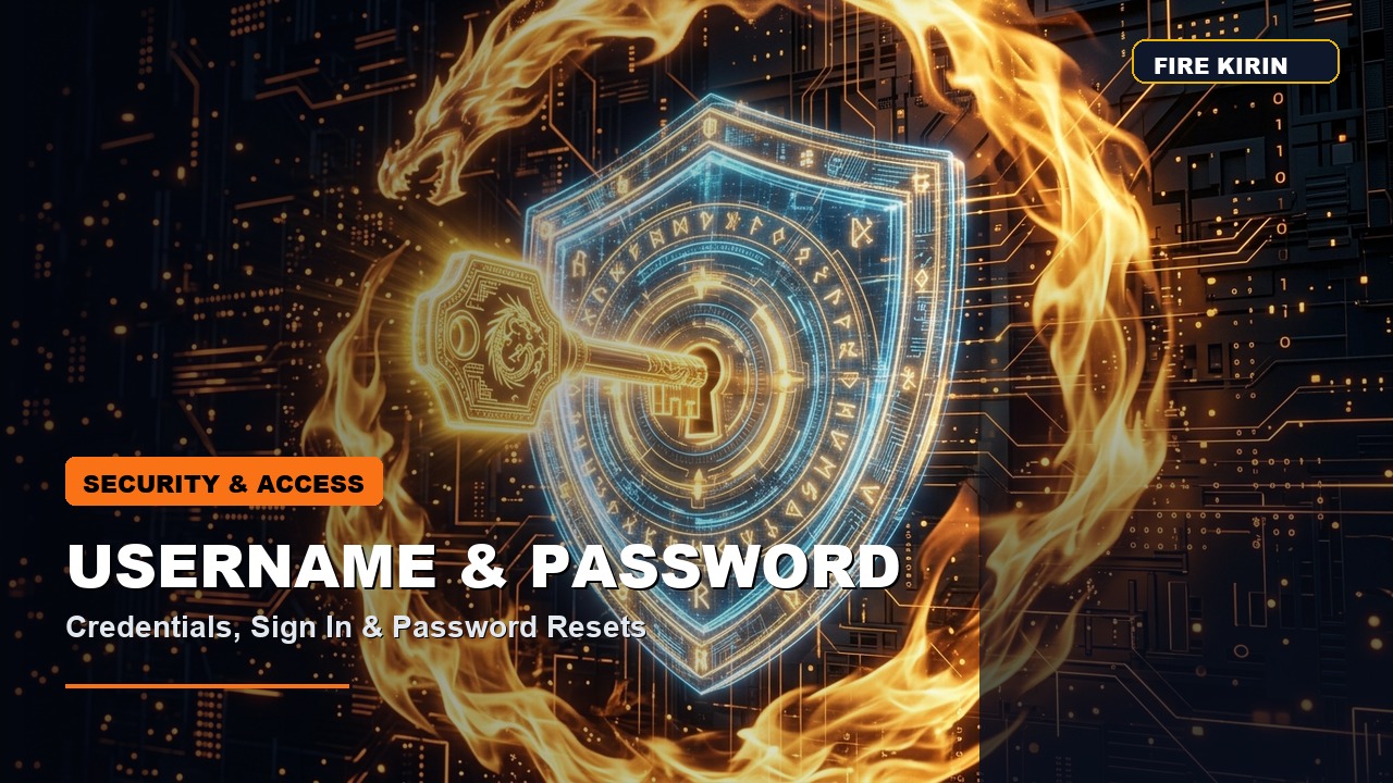 Fire Kirin Username and Password Guide - Fire Kirin Online Gaming