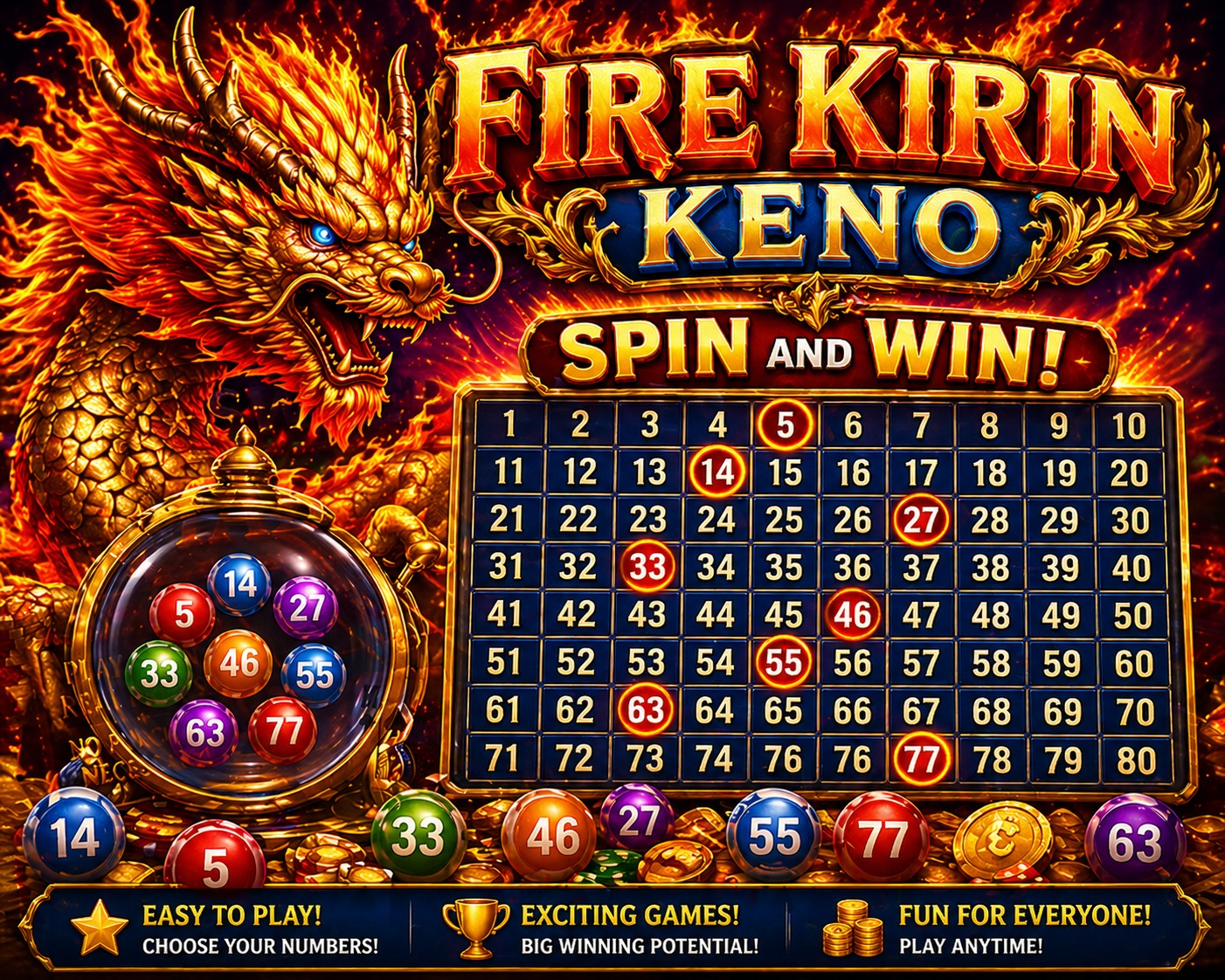 Fire Kirin Keno